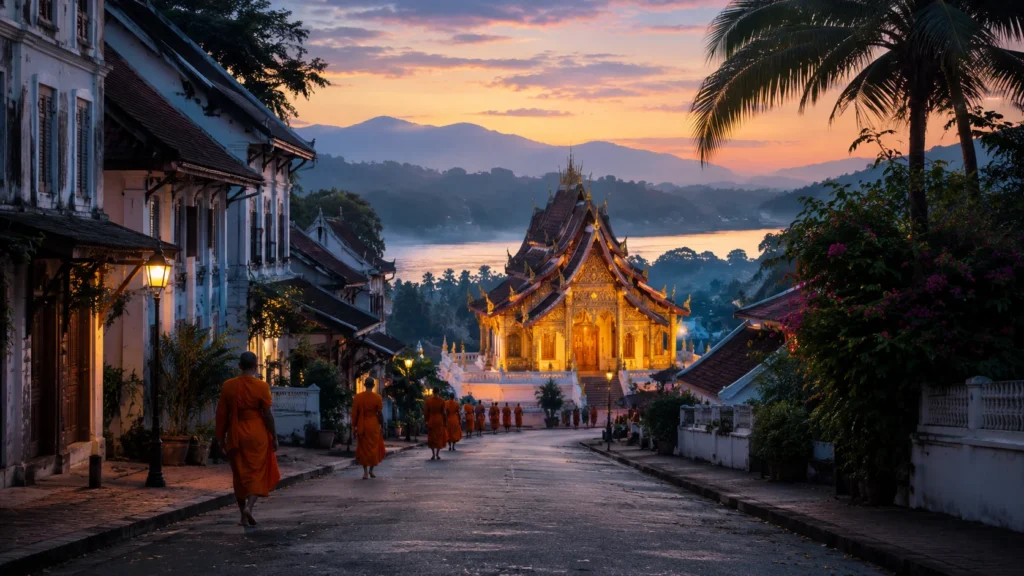 Historic temples and townscape of Luang Prabang, Laos