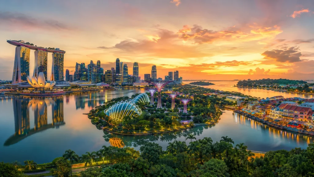 Singapore skyline featured image for a 2026 travel budget guide