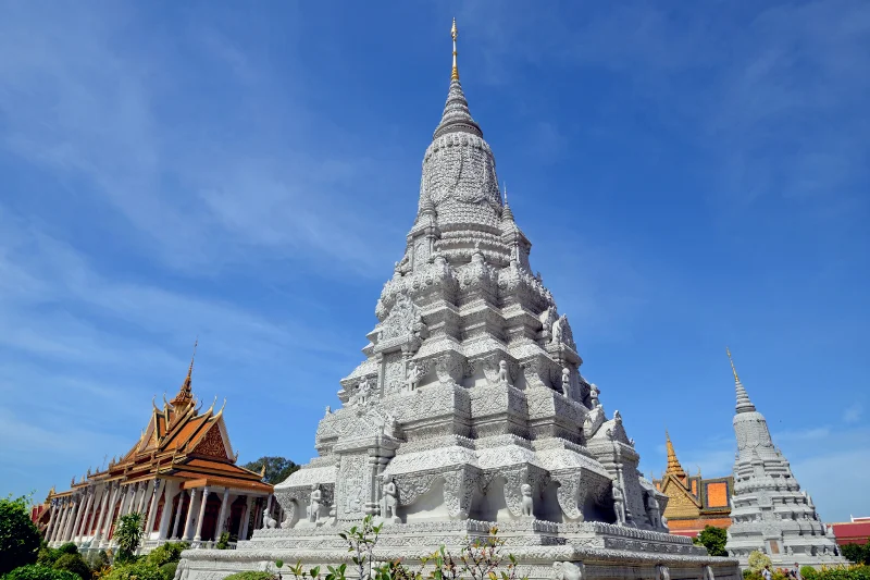 Silver Pagoda at the Royal Palace in Phnom Penh