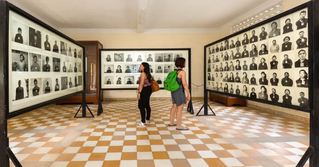 Tuol Sleng Genocide Museum in Phnom Penh, Cambodia